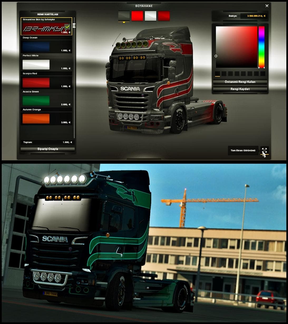 STREAMLINE SKIN BY IBRHMKYN V1.0 – Skins mod for Euro Truck Simulator 2
