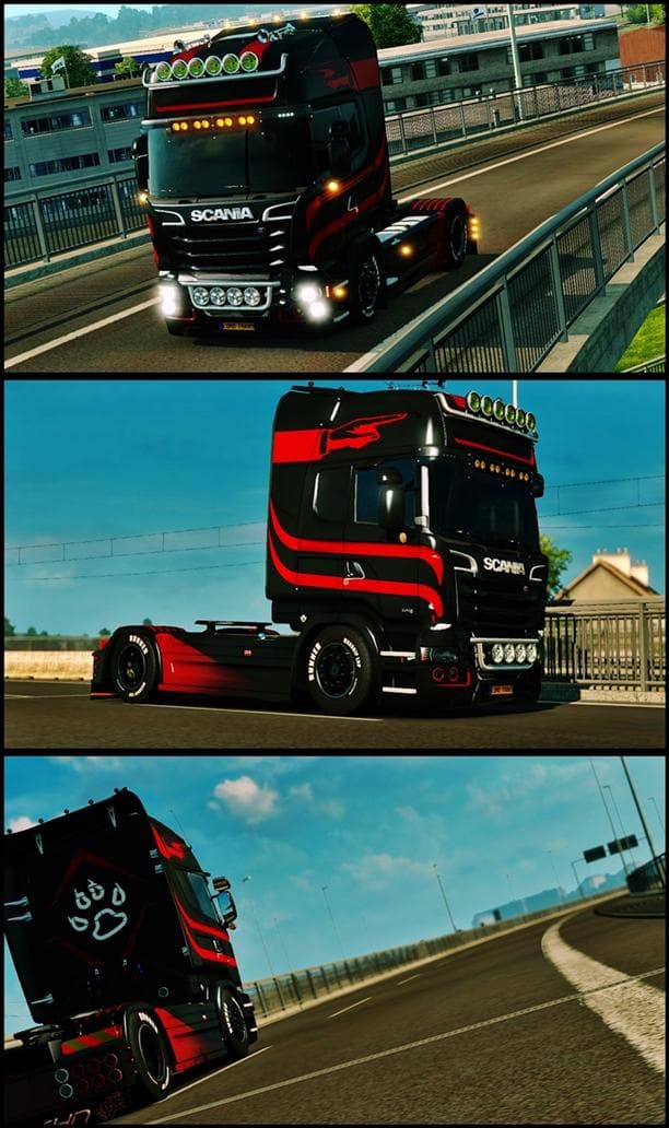 STREAMLINE SKIN BY IBRHMKYN V1.0 - ETS2 mods download – skins screenshot 2