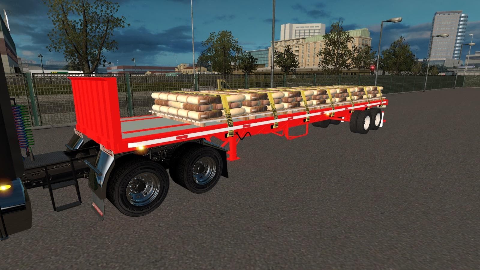 CEMENT TRAILER 1.21.X – Trailers mod for Euro Truck Simulator 2