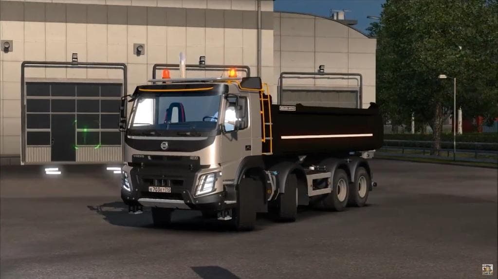 VOLVO FMX MEILLER KIPPER 1.21.Х – Parts mod for Euro Truck Simulator 2