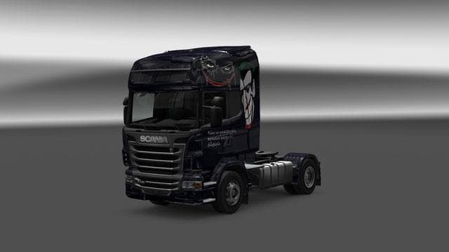 SCANIA R NORMAL JOKER TEMALI SKIN – Skins mod for Euro Truck Simulator 2