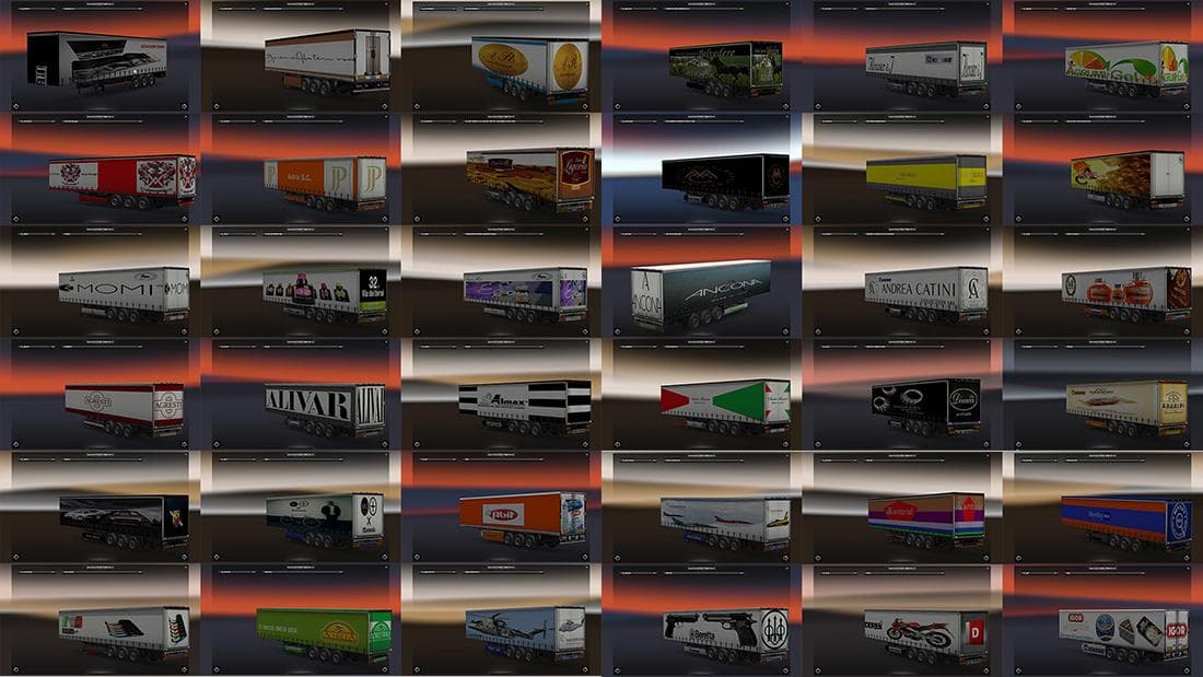 MARCHI ITA PACK V2.2 – Trailers mod for Euro Truck Simulator 2
