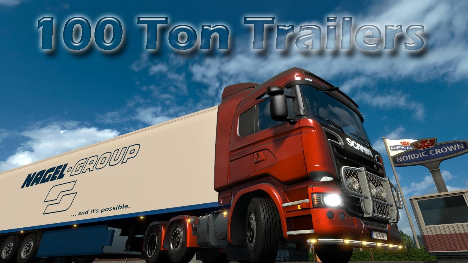 HEAVY TRAILERS (ALL 100 TONS) V1.0 – Trailers mod for Euro Truck Simulator 2