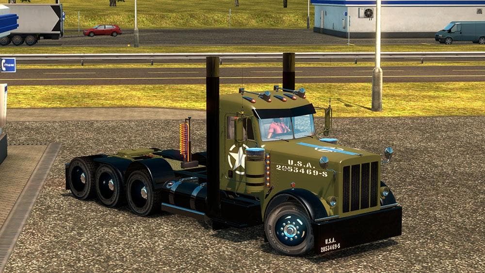 PETERBILT AMERICAN WW2 STYLE SKIN – Skins mod for Euro Truck Simulator 2