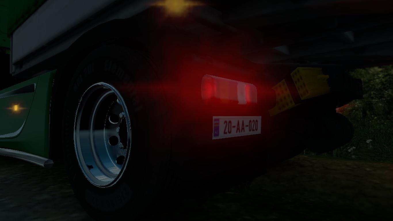 AZERBAYJAN 20-AA-020 PLATE - ETS2 mods download – skins screenshot 2
