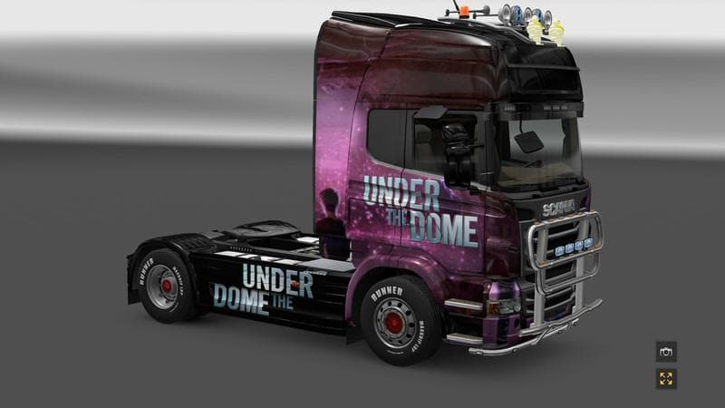 UNDER THE DOME SCANIA R 2009 V1.0 – Skins mod for Euro Truck Simulator 2