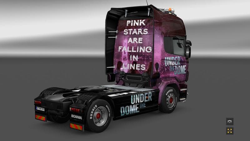 UNDER THE DOME SCANIA R 2009 V1.0 - ETS2 mods download – skins screenshot 2