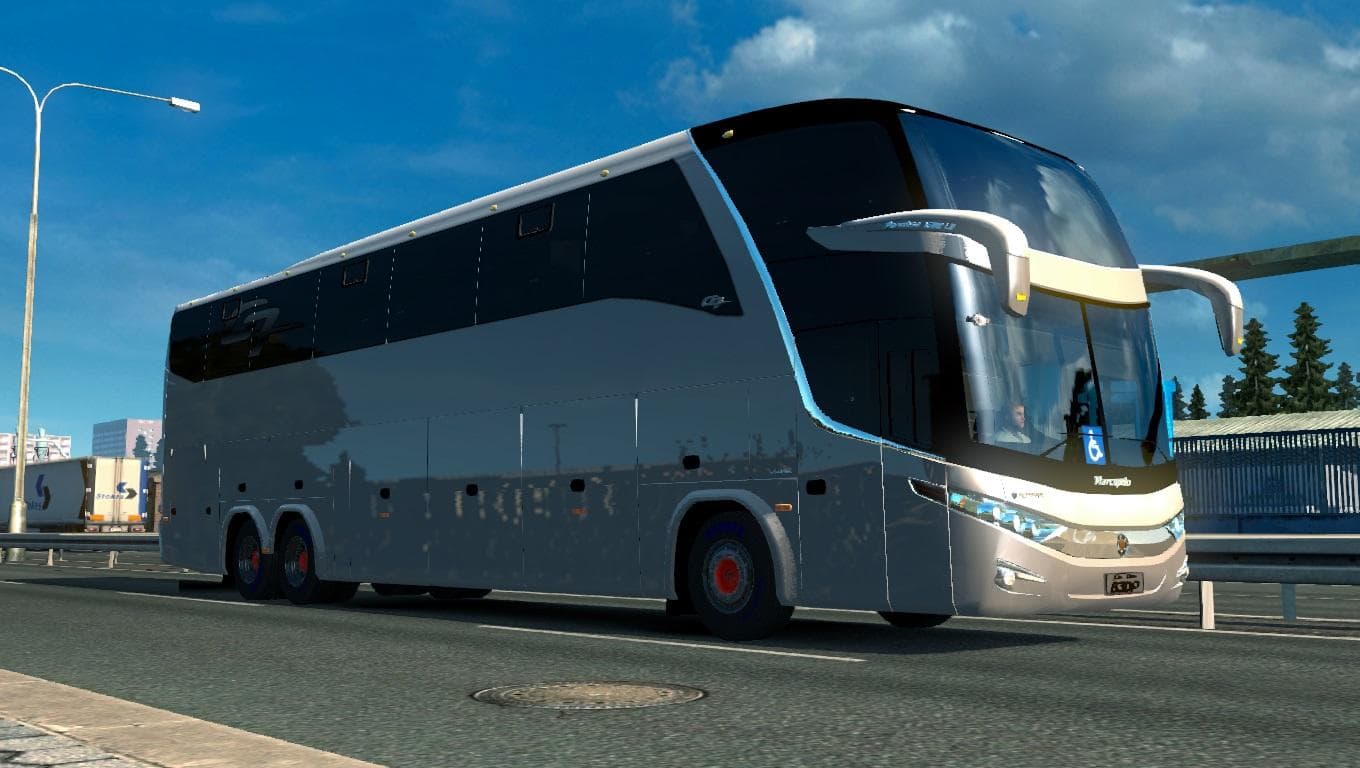 Marcapolo G7 1600LD 6x2 1.22.x – Buses mod for Euro Truck Simulator 2