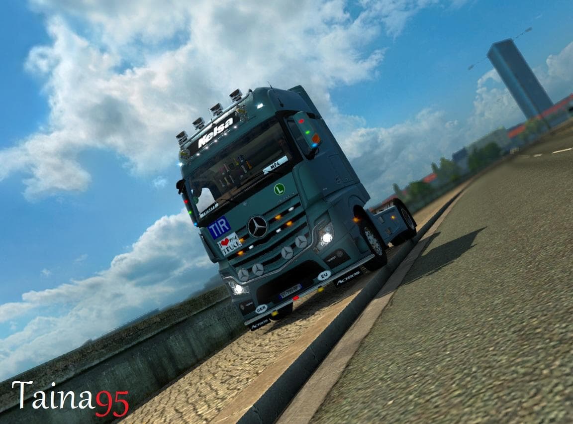 Mercedes Actros MP4 v1.8.0 – Parts mod for Euro Truck Simulator 2