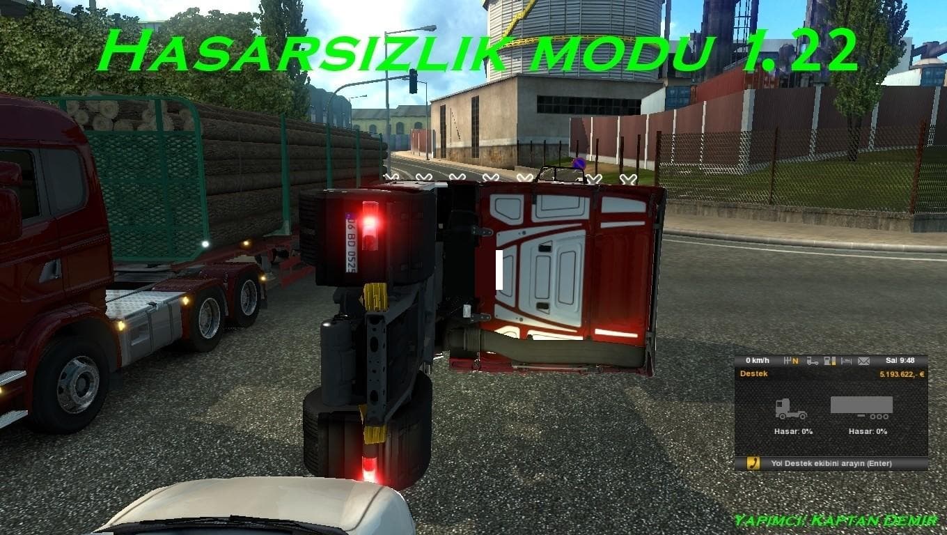 No damage mod v2.3 – Parts mod for Euro Truck Simulator 2