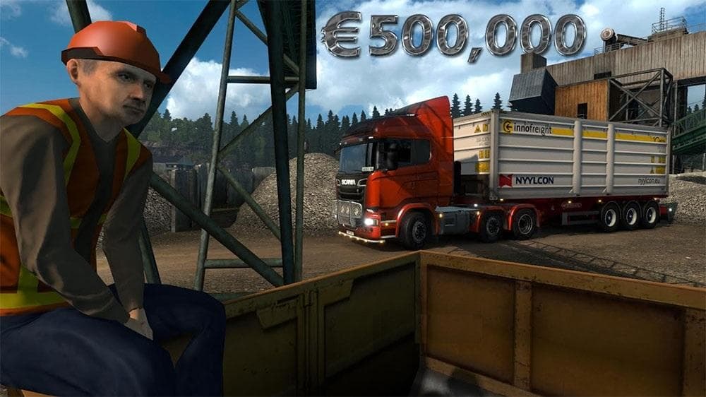 500000 Starting Money – Parts mod for Euro Truck Simulator 2