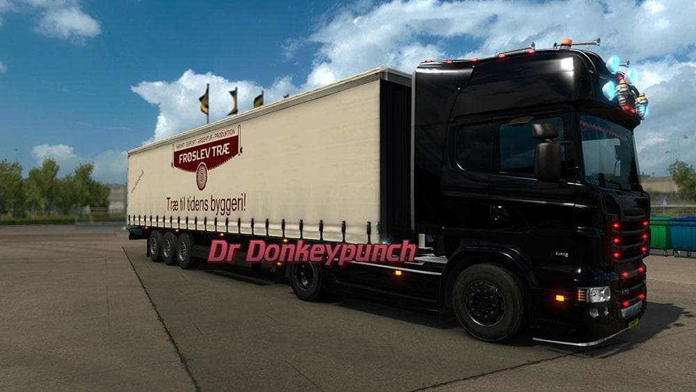 Froeslev Wood Trailer – Trailers mod for Euro Truck Simulator 2