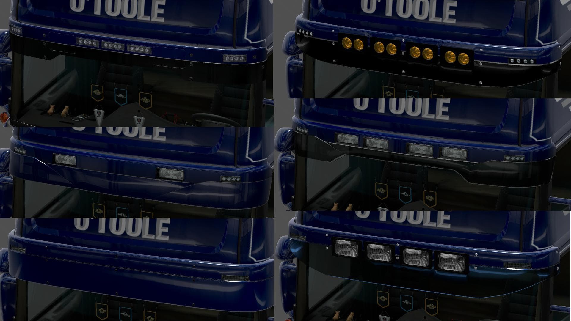 GTM RJL Sunvisor Pack – Parts mod for Euro Truck Simulator 2