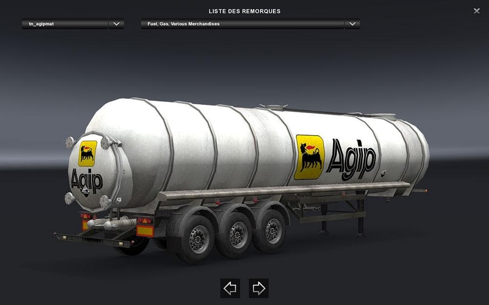 Agip Trailer 1.22.x – Trailers mod for Euro Truck Simulator 2
