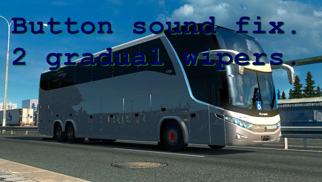 ETS2 Marcopolo G7 1600LD button sound fix 1.0.1 – Sounds mod for Euro Truck Simulator 2
