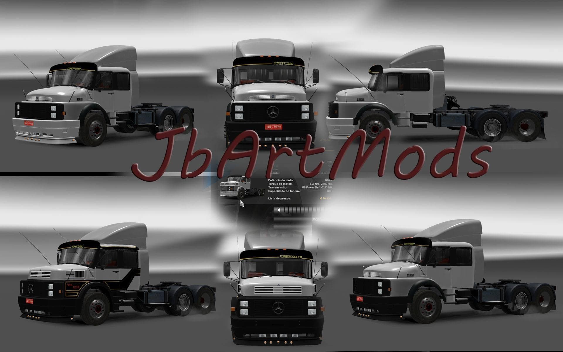 MERCEDES BENZ 1934 V2.1 – Trucks mod for Euro Truck Simulator 2