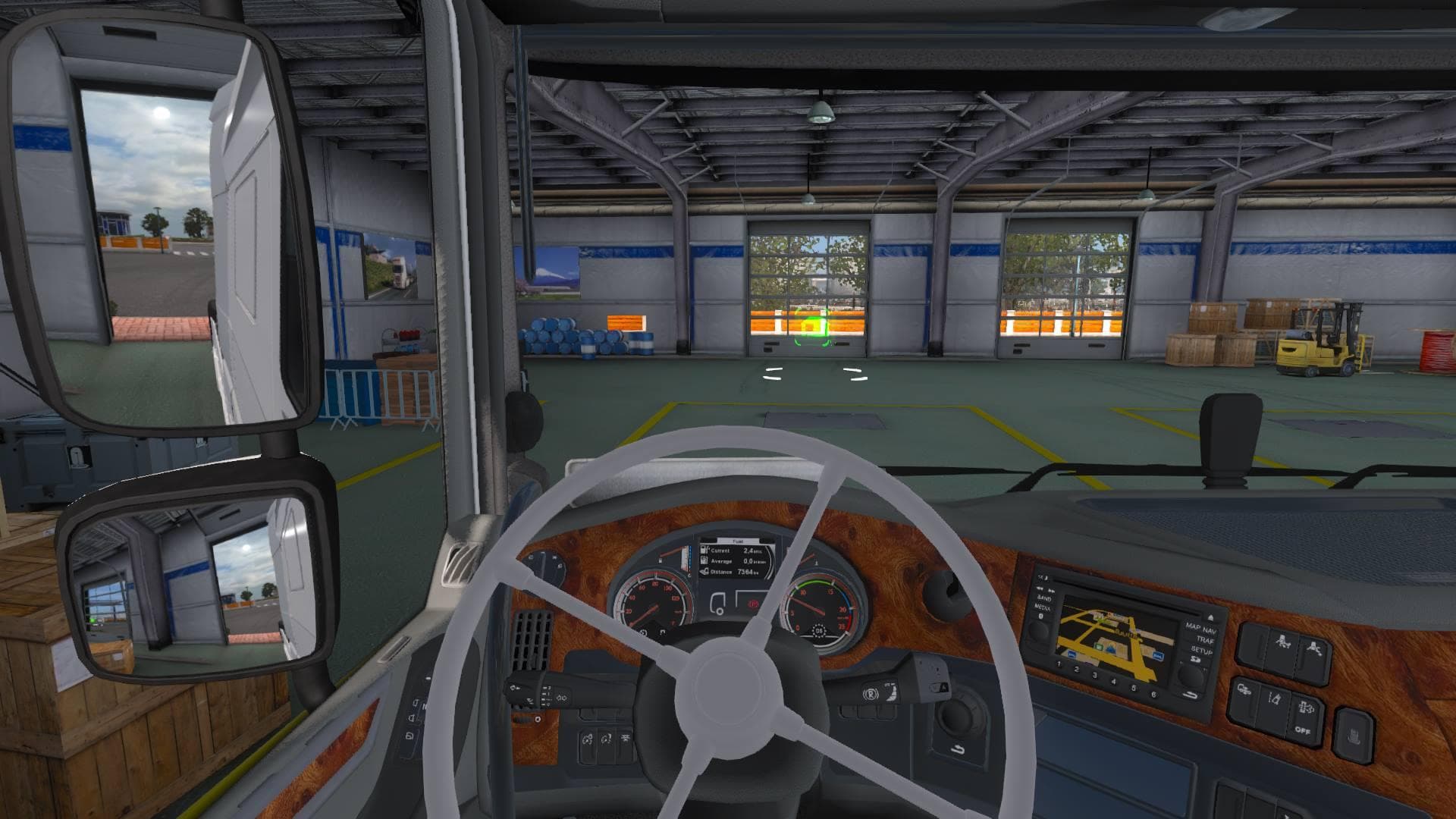 DAF XF EURO 6 STEERING WHEEL + CAMERA | UPDATE 1.0 B - ETS2 mods download – parts screenshot 2