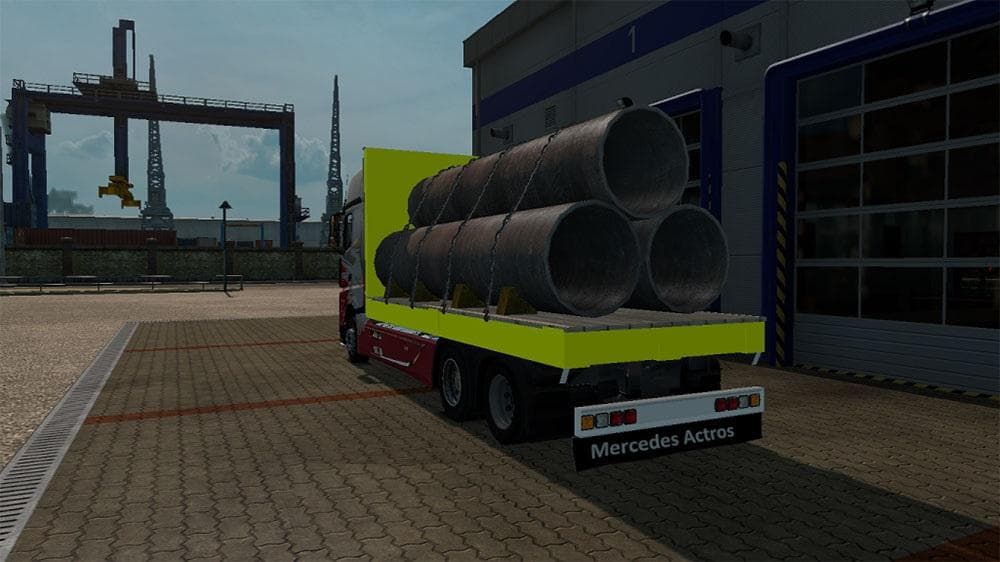 MERCEDES ACTROS MP4 MEGA MOD V2 - ETS2 mods download – parts screenshot 2