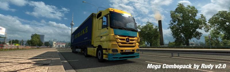 MEGA COMBO PACK V2.0 - ETS2 mods download – skins screenshot 2