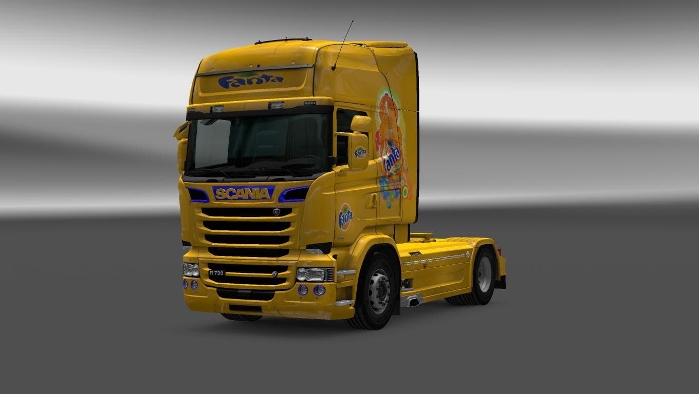 SCANIA RJL FANTA SKIN 1.22 – Skins mod for Euro Truck Simulator 2