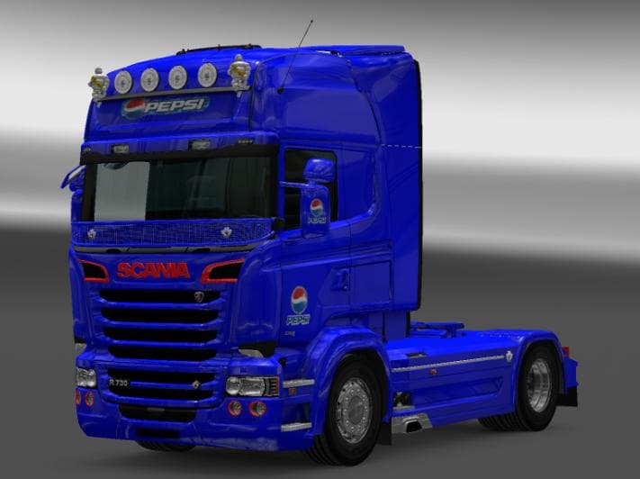 SCANIA RJL PEPSI SKIN 1.22 – Skins mod for Euro Truck Simulator 2