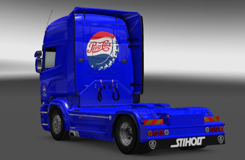 SCANIA RJL PEPSI SKIN 1.22 - ETS2 mods download – skins screenshot 2