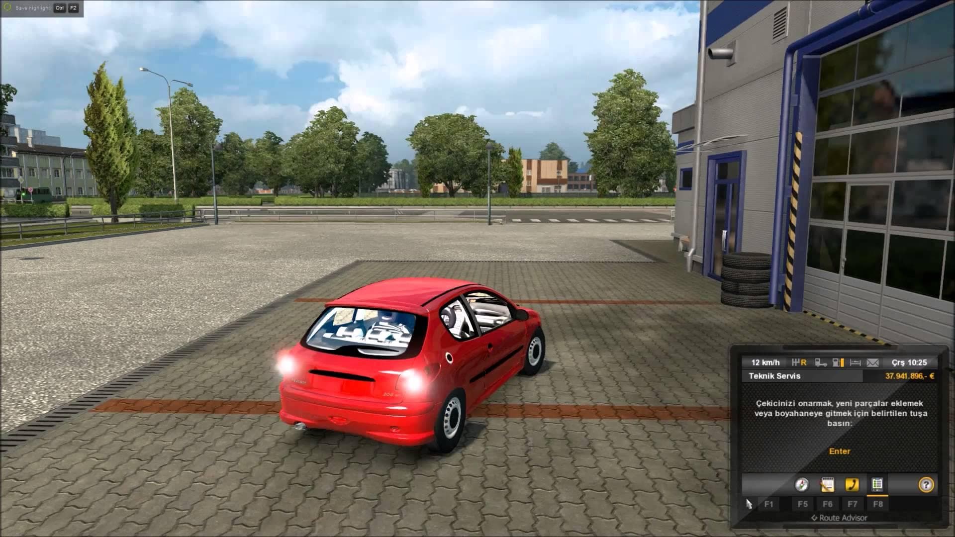 PEUGEOT 206 – Skins mod for Euro Truck Simulator 2