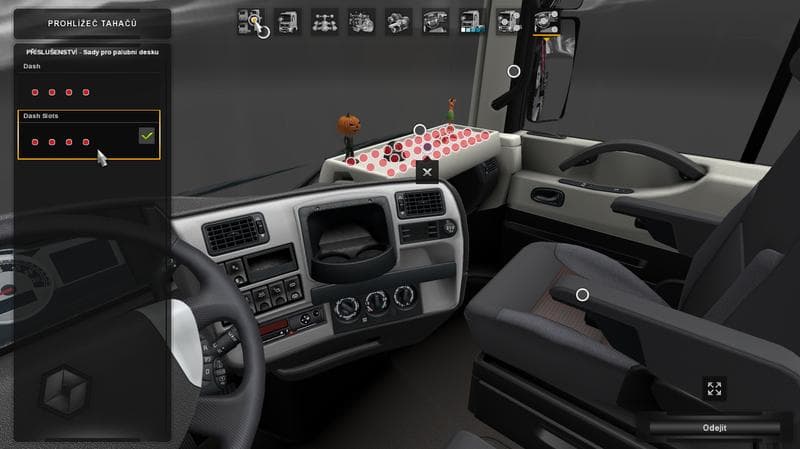ETS2 DLC Cabin Accessory – Table + Slots - ETS2 mods download – parts screenshot 2