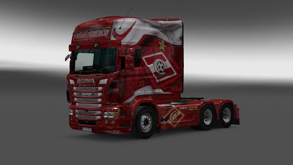 SCANIA RJL SPARTAK SKIN – Skins mod for Euro Truck Simulator 2