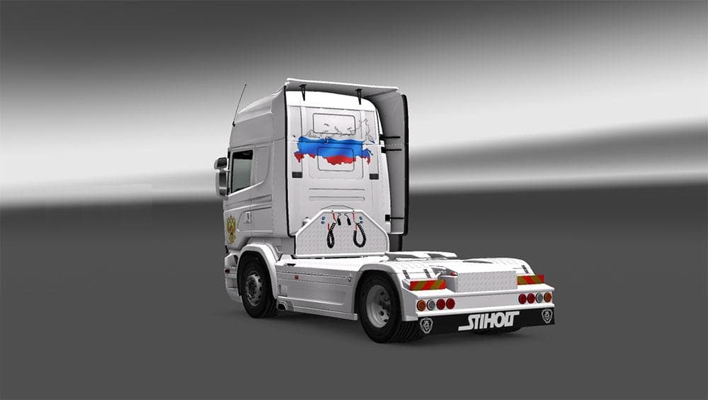 SCANIA RJL RUSSIA SKIN – Skins mod for Euro Truck Simulator 2