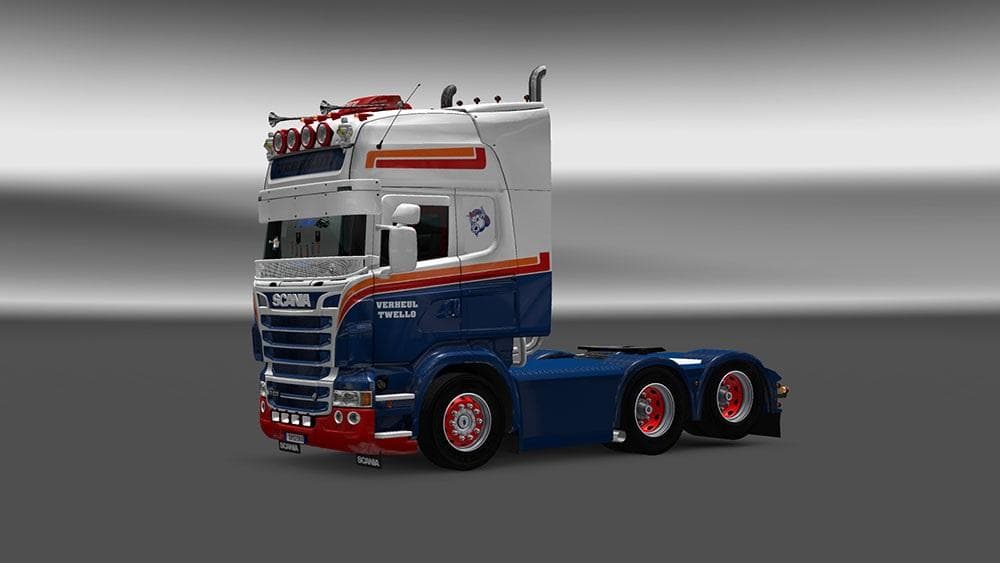 SCANIA RJL VERHEUL SKIN – Skins mod for Euro Truck Simulator 2