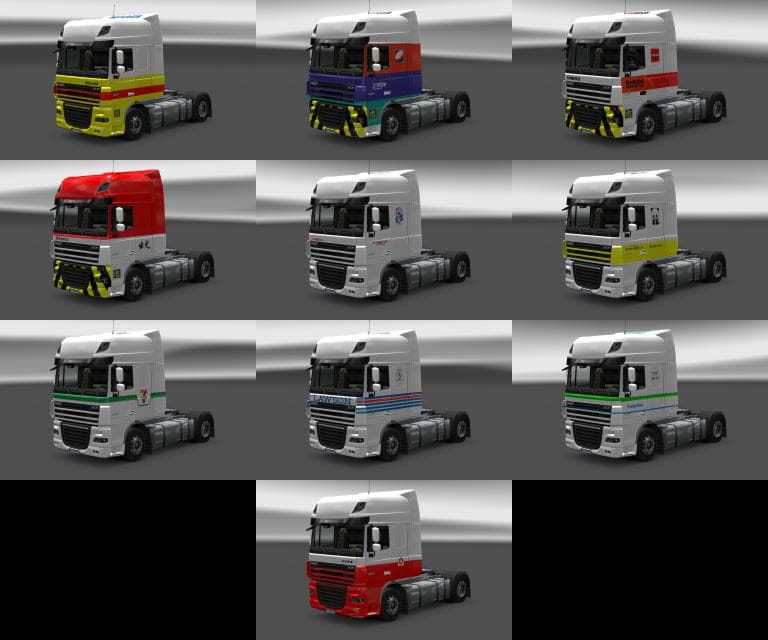 DAF JAPAN COMPANY SKIN COLLECTION - ETS2 mods download – skins screenshot 2