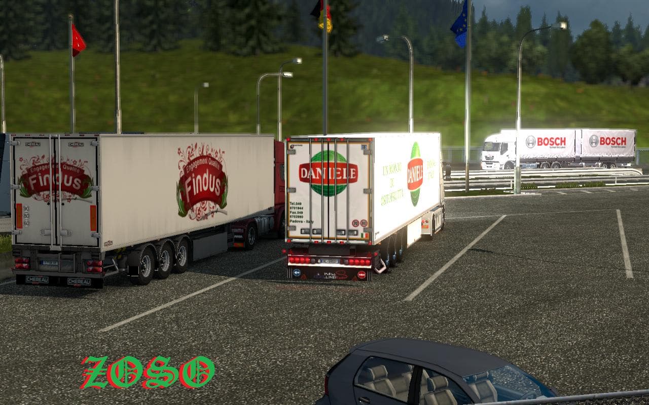 TRAILER COOLLINER BY NEWS DANIELE IMPORT EXPORT - ETS2 mods download – trailers screenshot 2