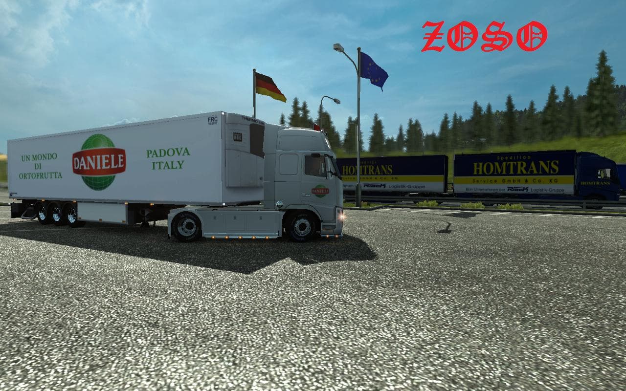 VOLVO FH16 2009 OHAHA DANIELE IMPORT EXPORT SKIN - ETS2 mods download – skins screenshot 2