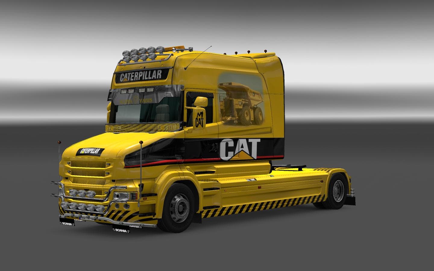 SCANIA T CAT & CAT RUST – Trucks mod for Euro Truck Simulator 2