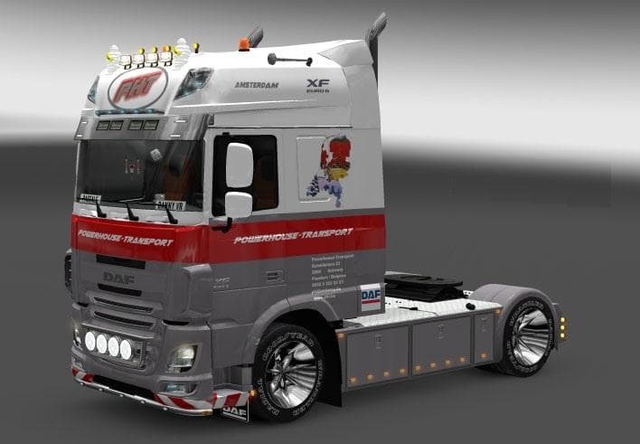 POWERHOUSE DAF EURO6 (OHAHA) SKIN – Skins mod for Euro Truck Simulator 2