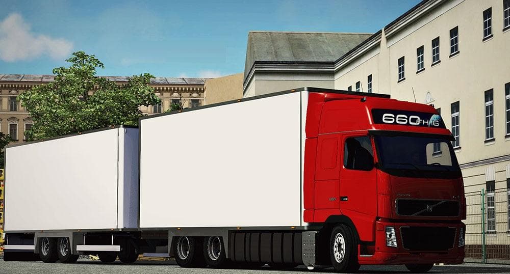 VOLVO FH16 + TANDEM 1.22.X – Parts mod for Euro Truck Simulator 2