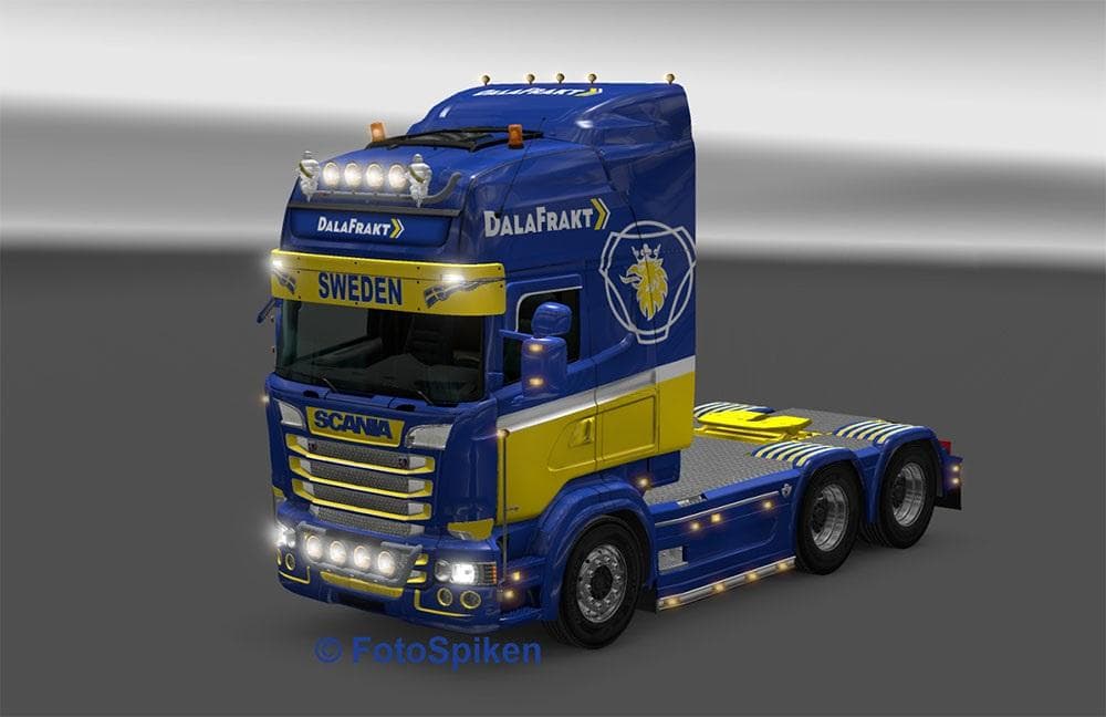 DalaFrakt skin RJL Topline – Skins mod for Euro Truck Simulator 2