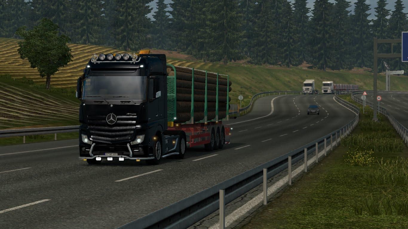 MERCEDES BENZ ACTROS MP4 V6 & V8 SOUND – Sounds mod for Euro Truck Simulator 2