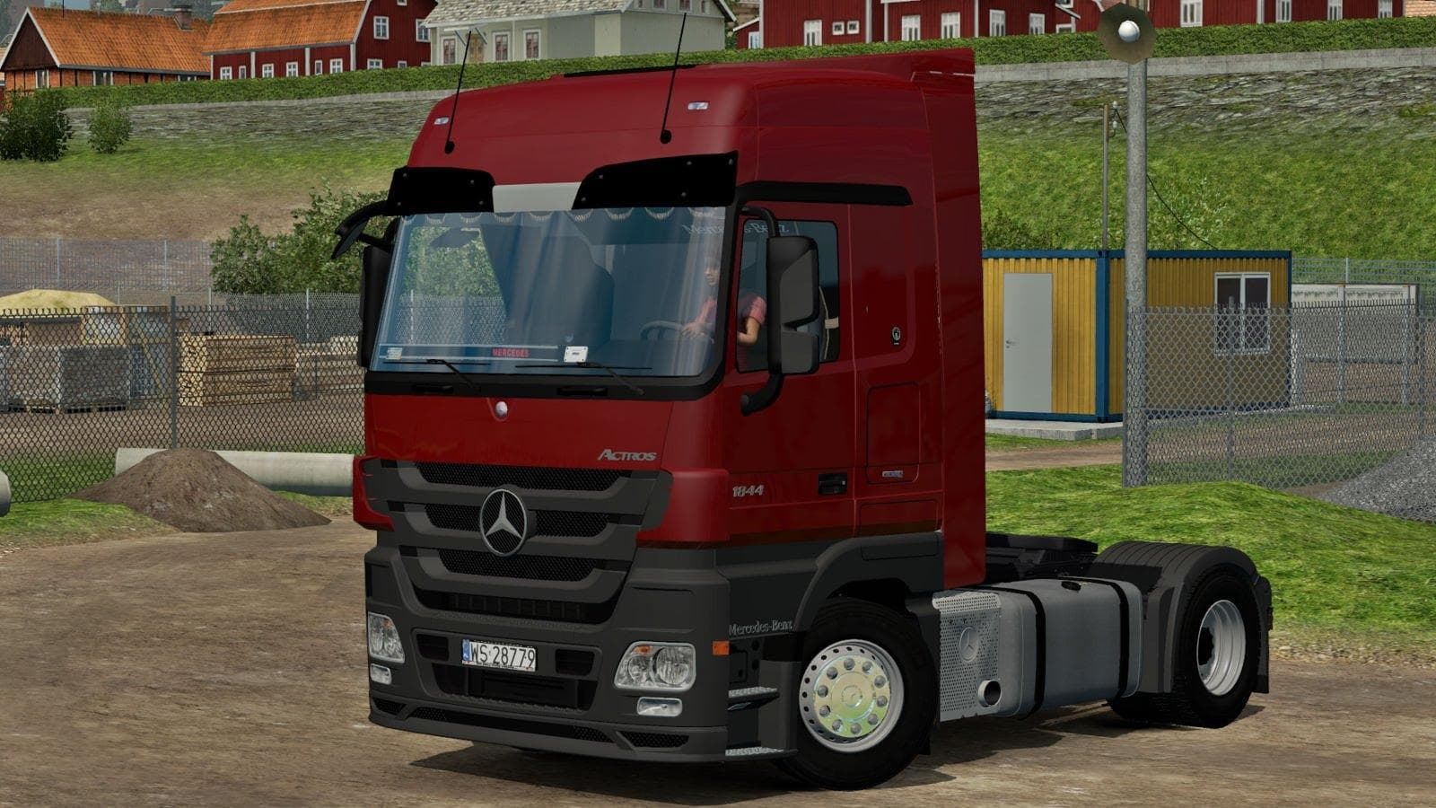 MERCEDES MP3 ACTROS 1844 V2 – Parts mod for Euro Truck Simulator 2