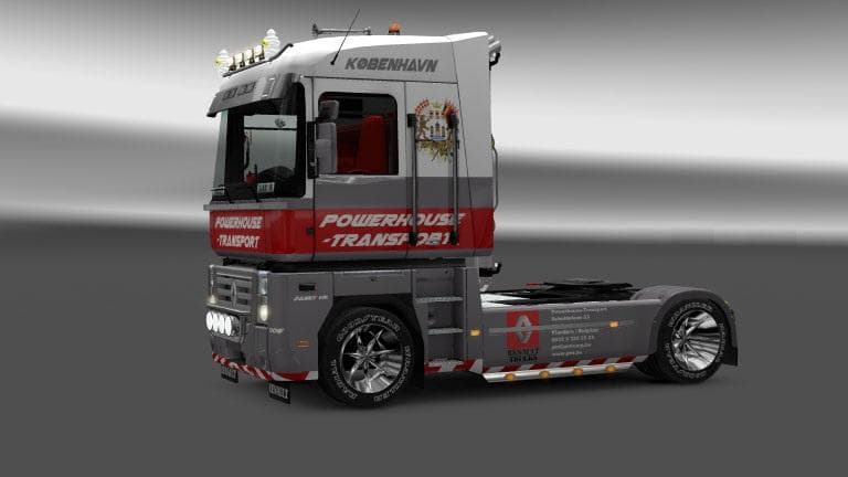 POWERHOUSE-RENAULT MAGNUM (KNOX) SKIN – Skins mod for Euro Truck Simulator 2