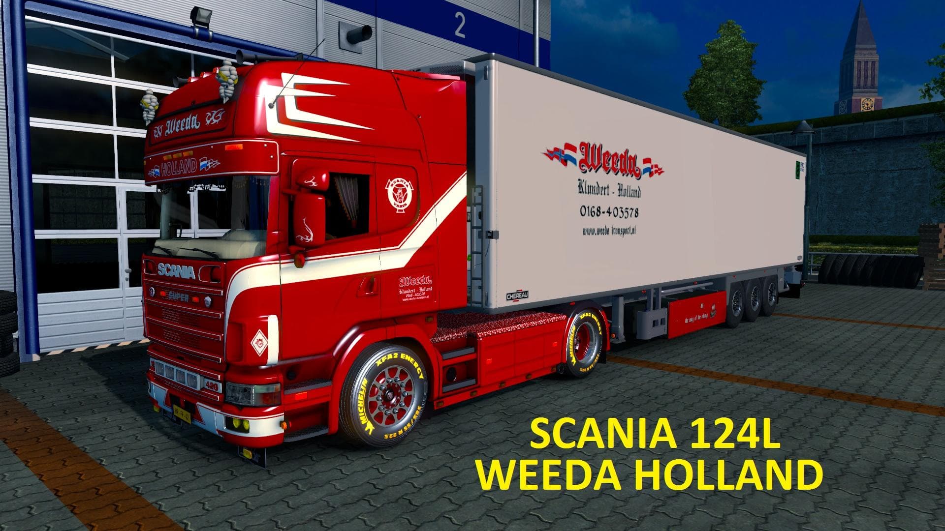 SCANIA WEEDA 124L HOLLAND TRUCK 1.22.X – Trucks mod for Euro Truck Simulator 2