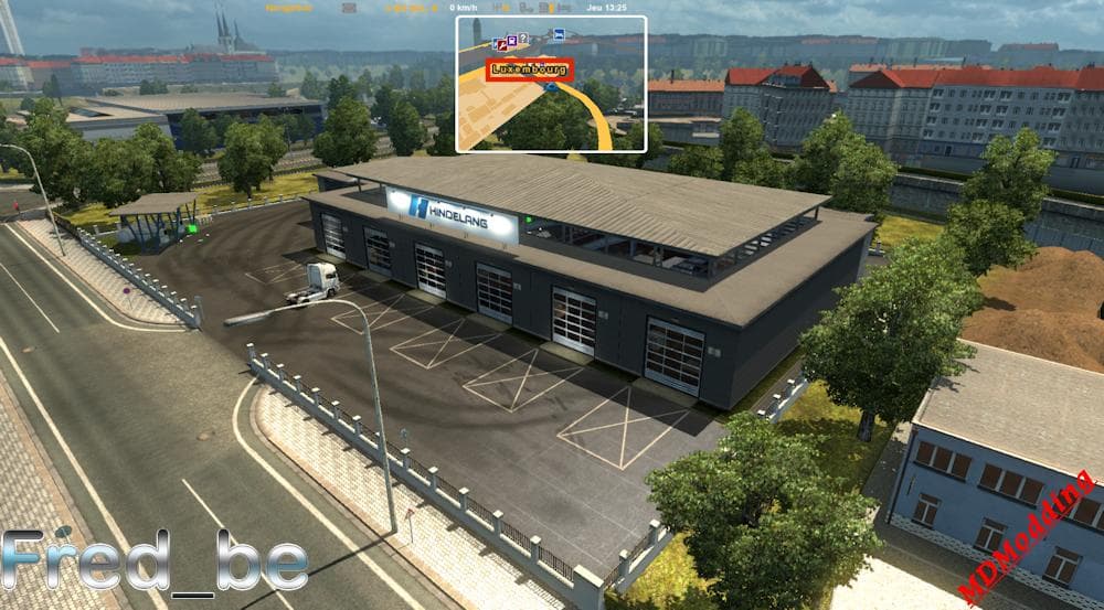 BIG GARAGE HINDELANG 1.22.X - ETS2 mods download – maps screenshot 2