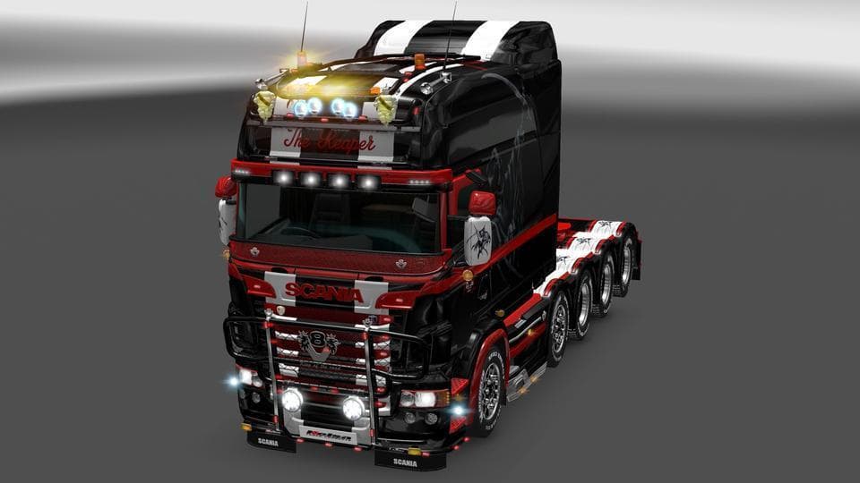 RJL'S SCANIA T & SCANIA R ACCESSORIES REMOLED V8 R3.1 – Parts mod for Euro Truck Simulator 2