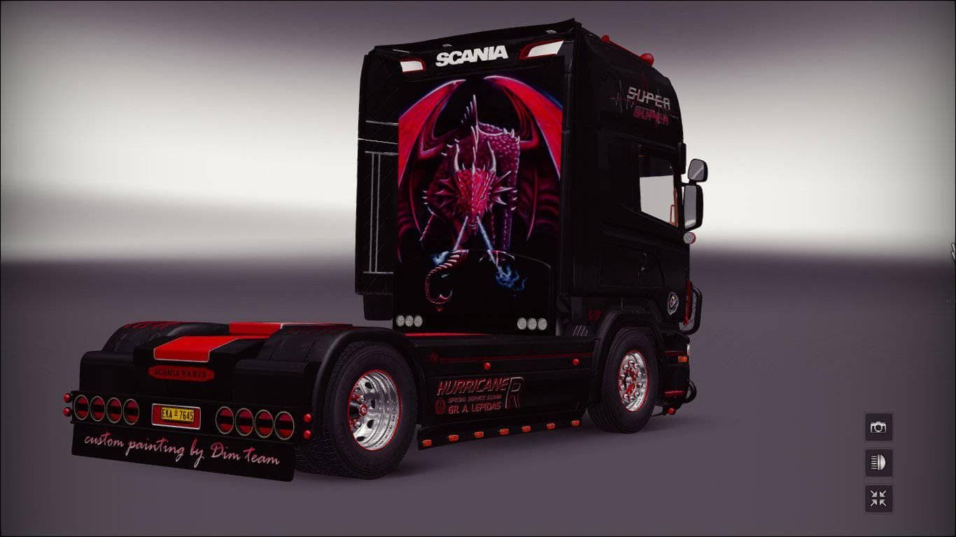 SCANIA R730 SARANTOS V1.1 - ETS2 mods download – trucks screenshot 2