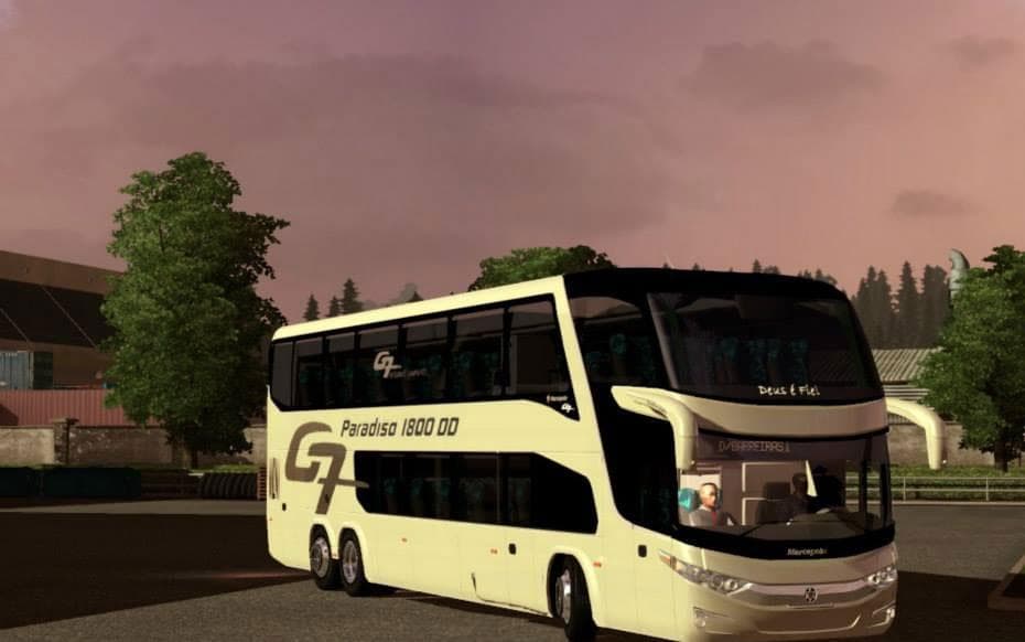 MARCOPOLO G7 1800 DD 6×2 VOLVO 1.22.X – Buses mod for Euro Truck Simulator 2