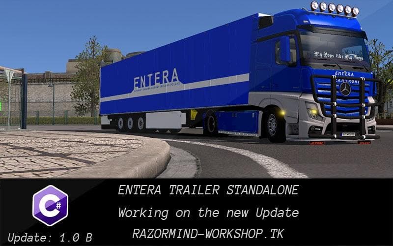 ENTERA TRANSPORTE STANDALONE TRAILER V1.0 – Trailers mod for Euro Truck Simulator 2
