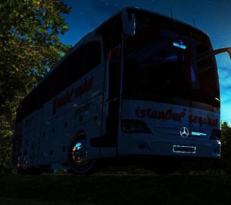 MERCEDES BENZ TRAVEGO 15-17 SHD SPECIAL EDITION V2.0 - ETS2 mods download – buses screenshot 2