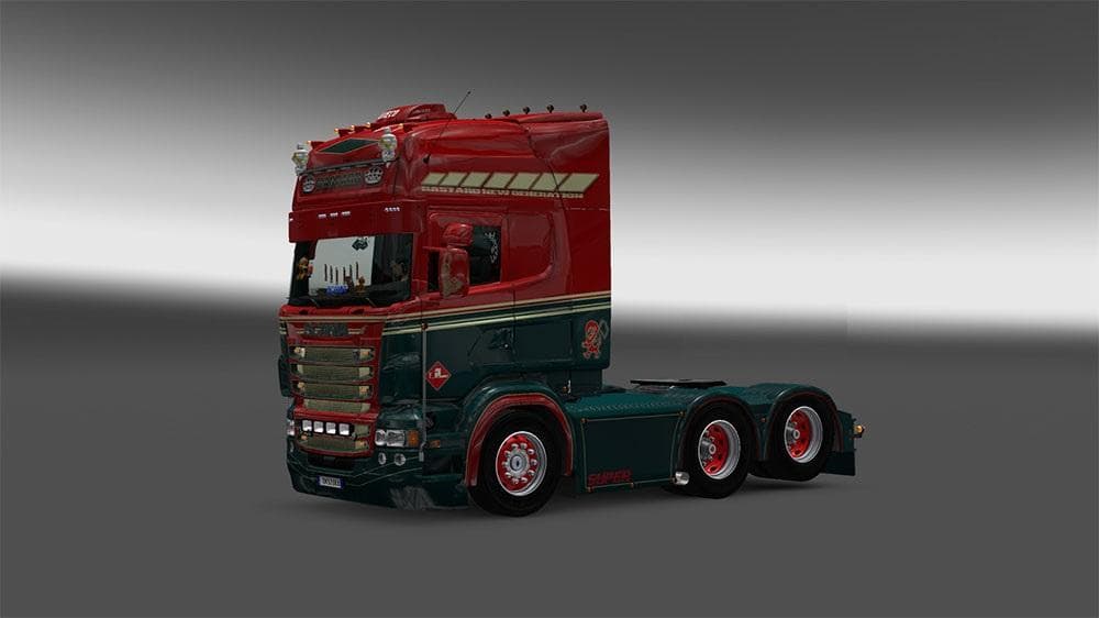 MIDDEN TRANSPORT SCANIA RJL SKIN – Skins mod for Euro Truck Simulator 2