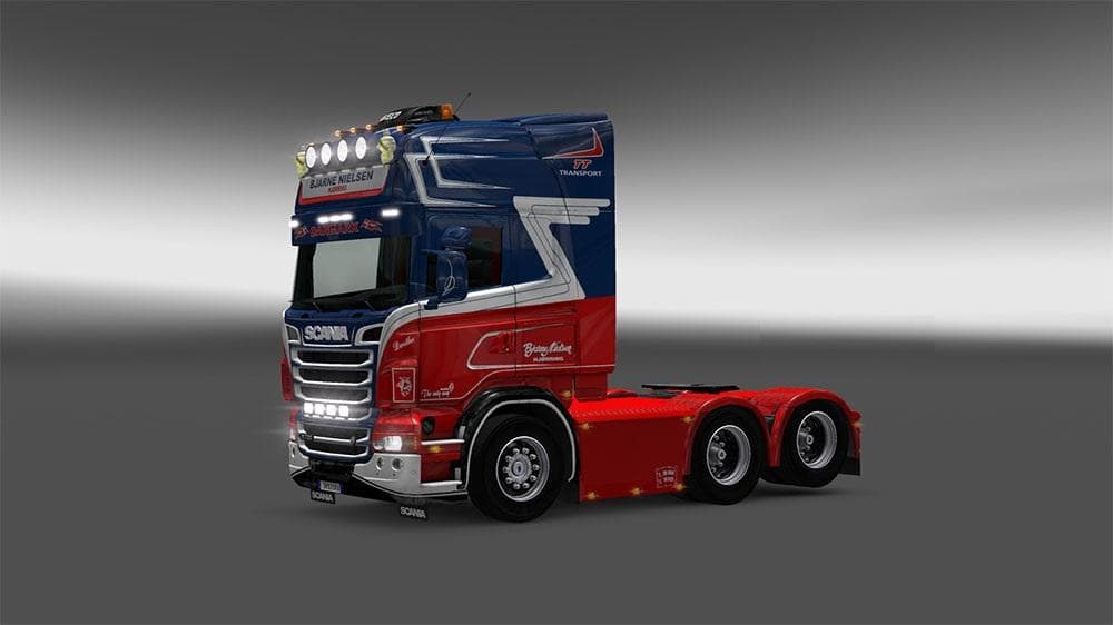 BJARNE NIELSEN SCANIA RJL SKIN – Skins mod for Euro Truck Simulator 2